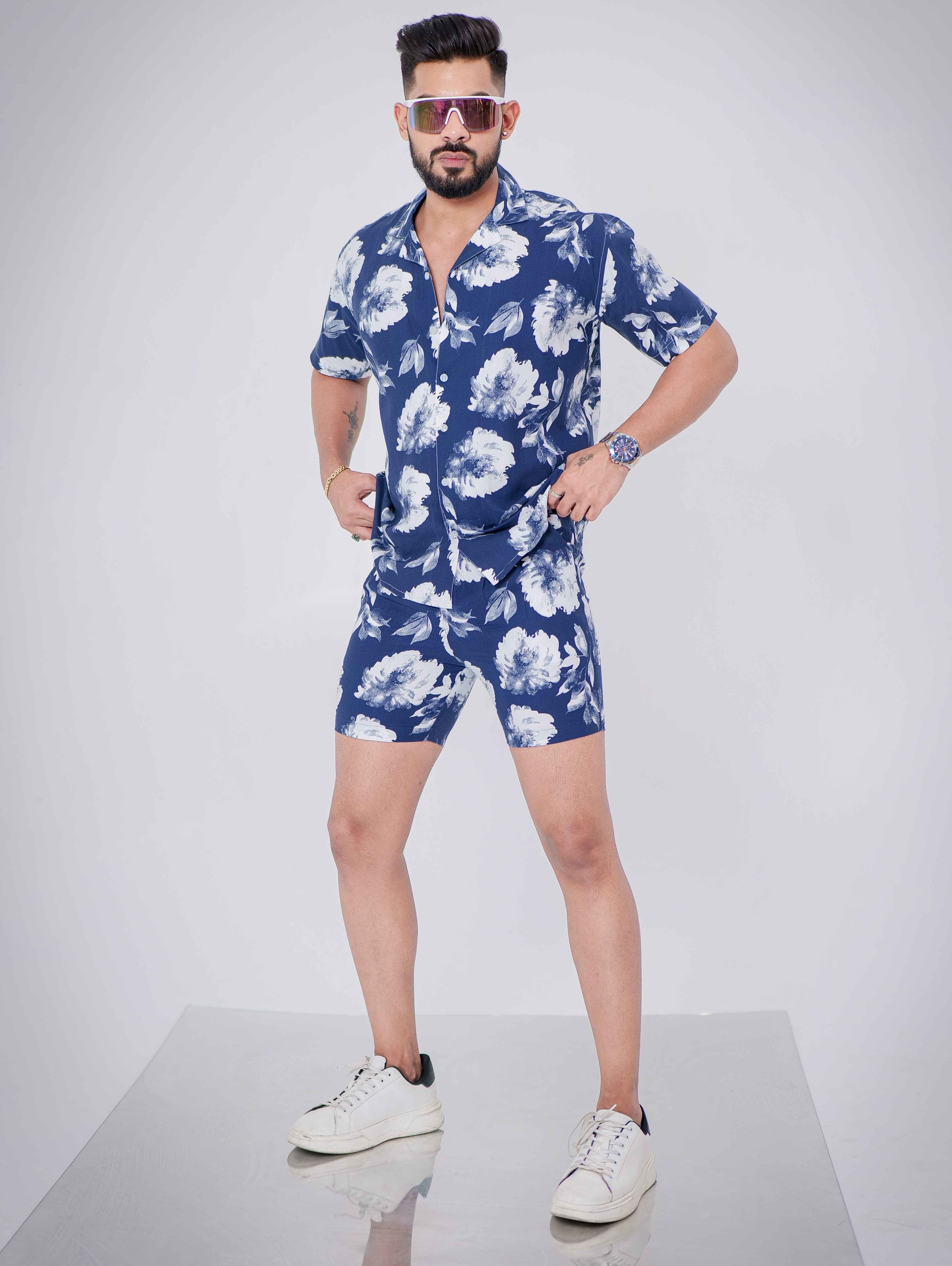Blue Printed Co-Ords Set - Image 3