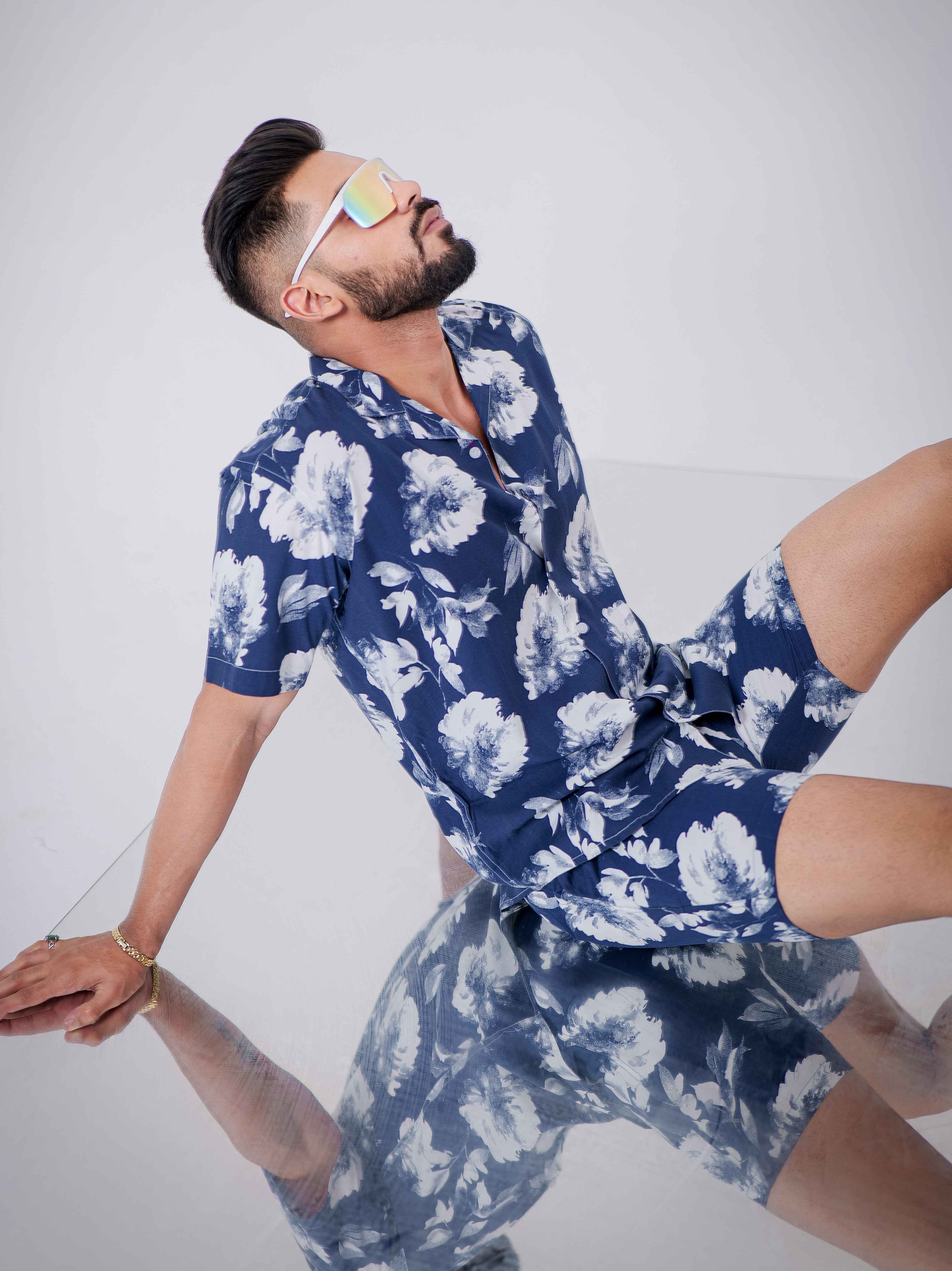 Blue Printed Co-Ords Set - Image 6