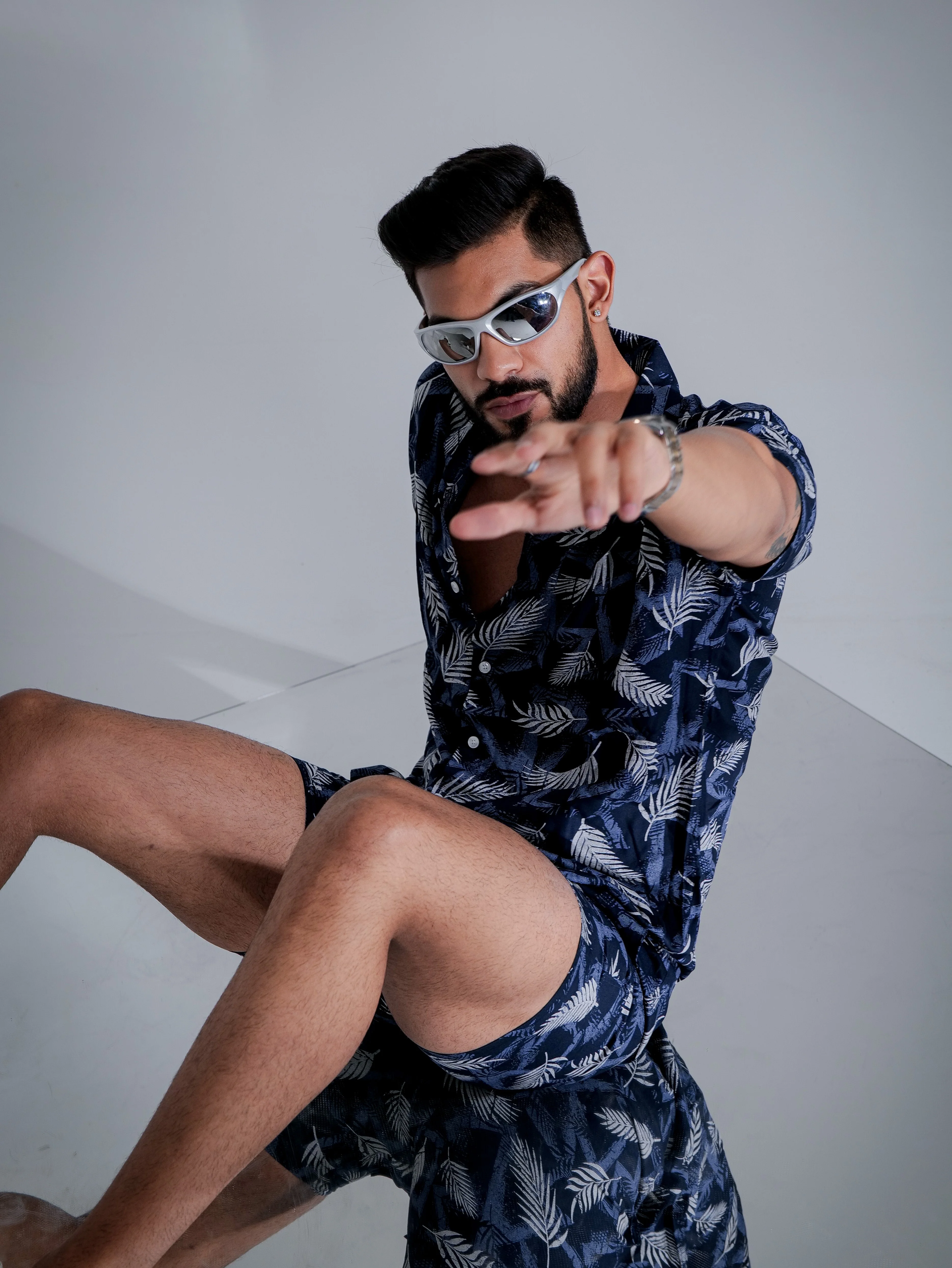 Blue Printed Co-Ords Set - Image 3