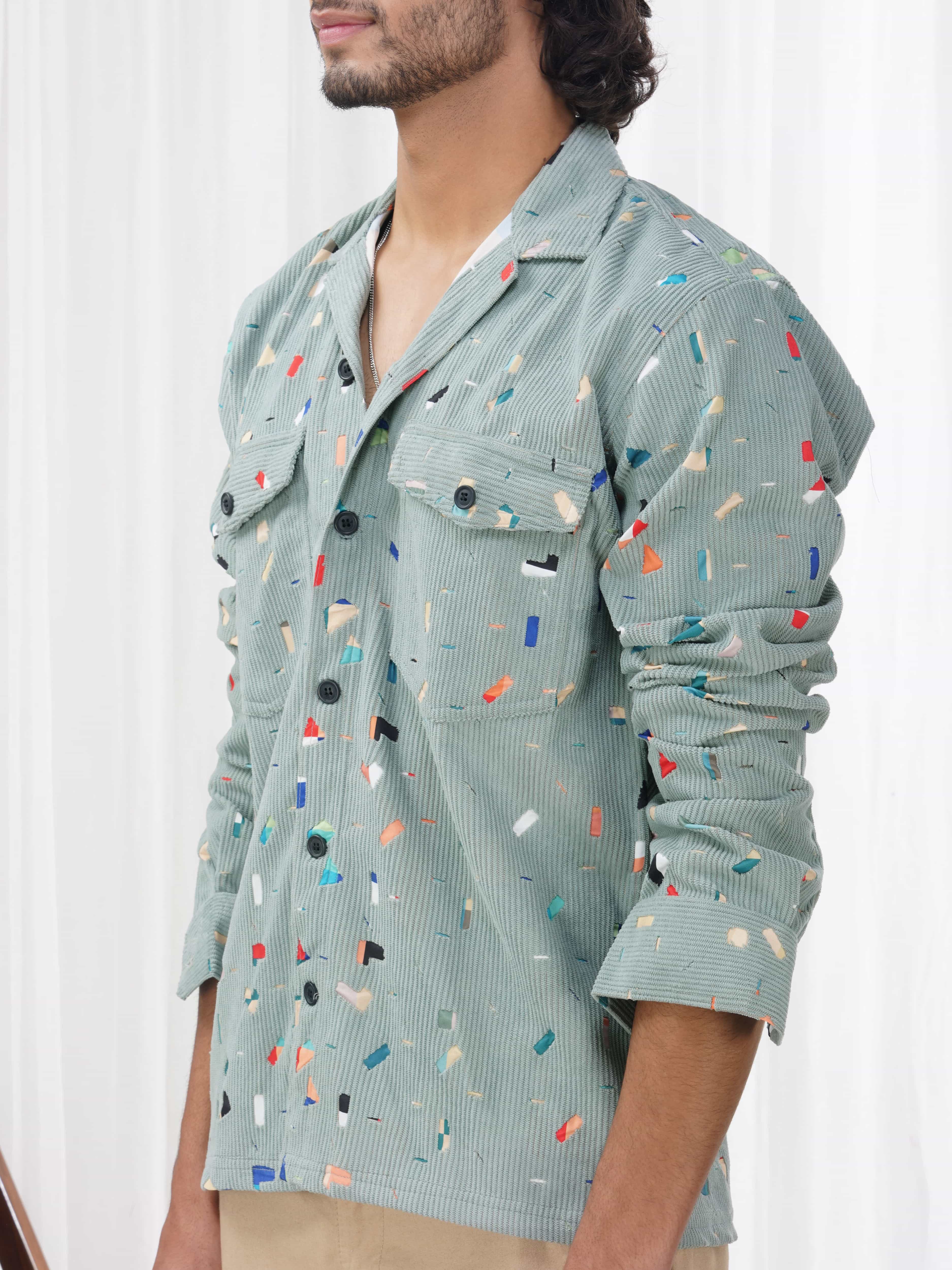 Cyan Imported Premium Shirt for Men's - Image 5