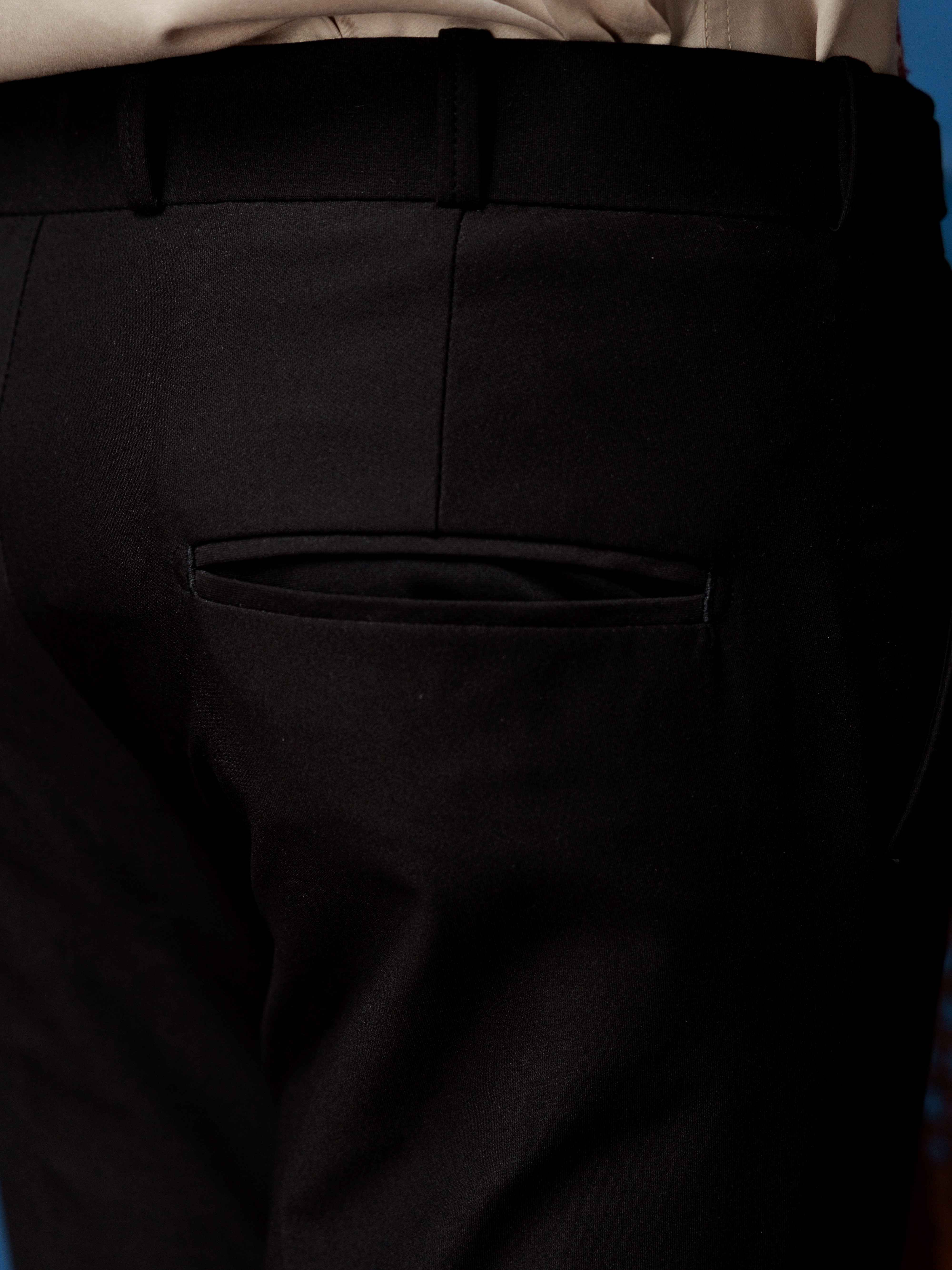 Foomer Designer Gurkha Black Trouser Pant For Men's - Image 6