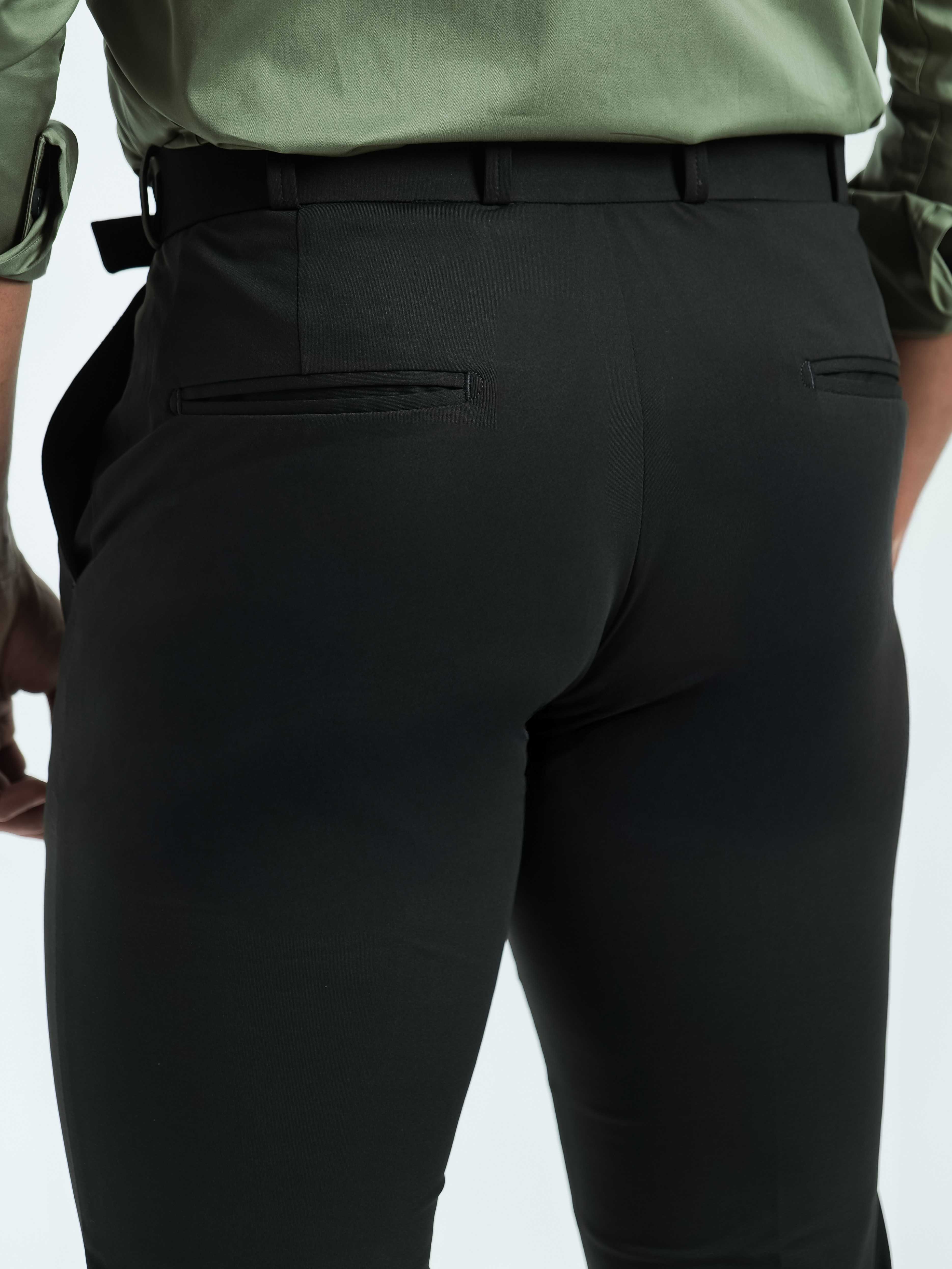 Foomer Designer Gurkha Dark Green Trouser Pant For Men's - Image 7