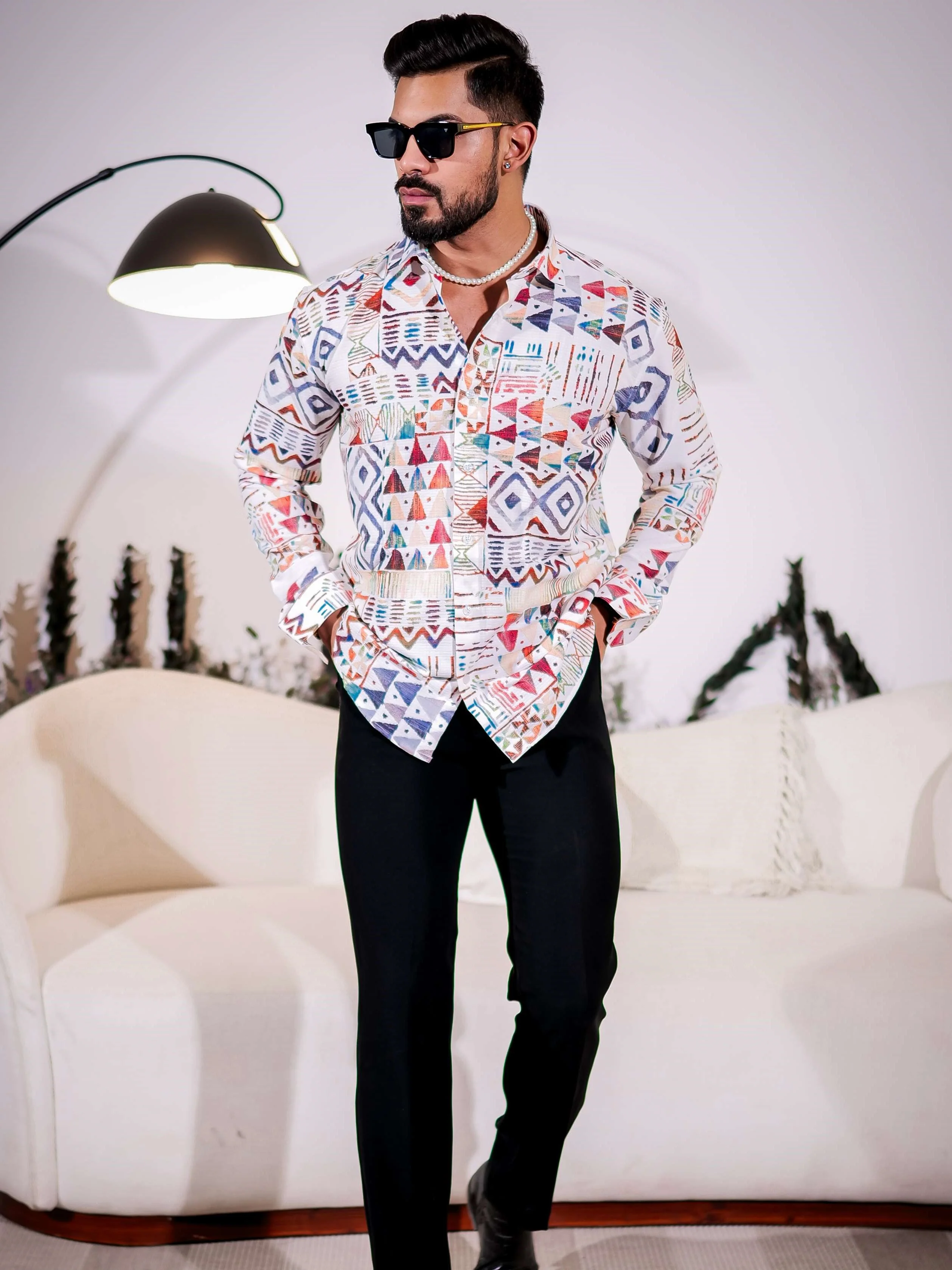 Terra Cotta Imported Premium Shirt for Men's - Image 3