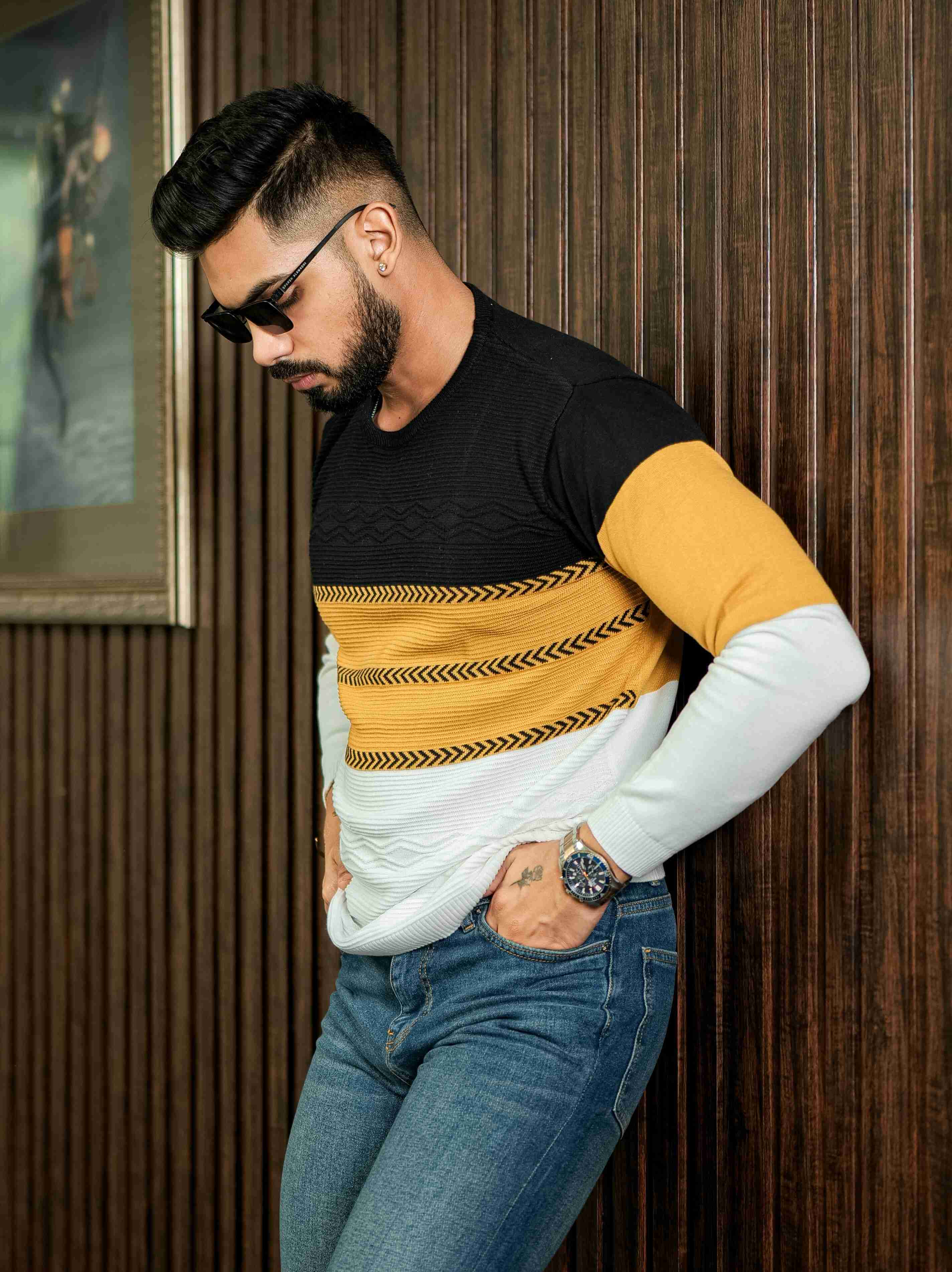 Multi Cotton Full Sleeve Premium T Shirt - Image 4