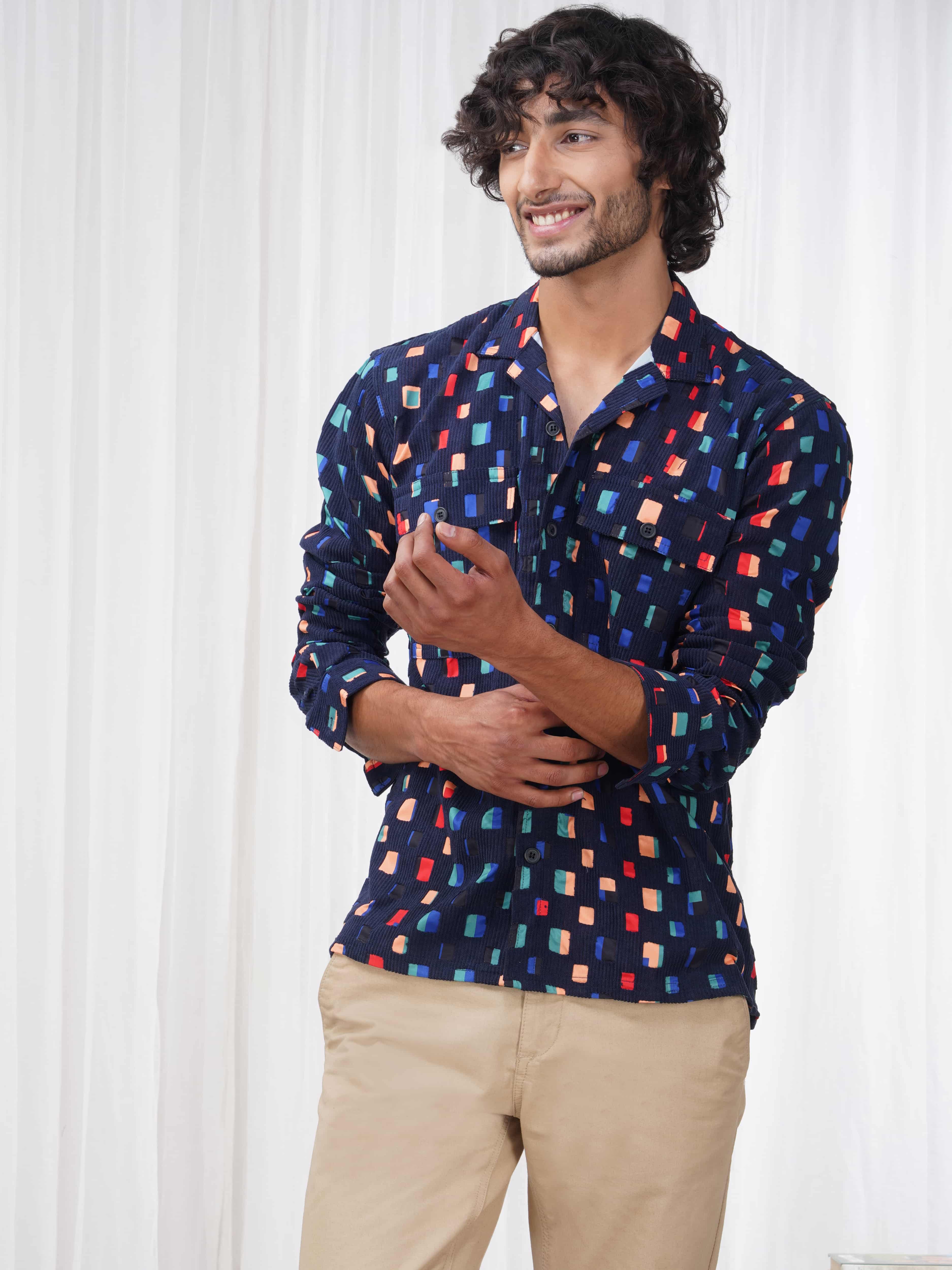 Navy Imported Premium Shirt for Men's - Image 5