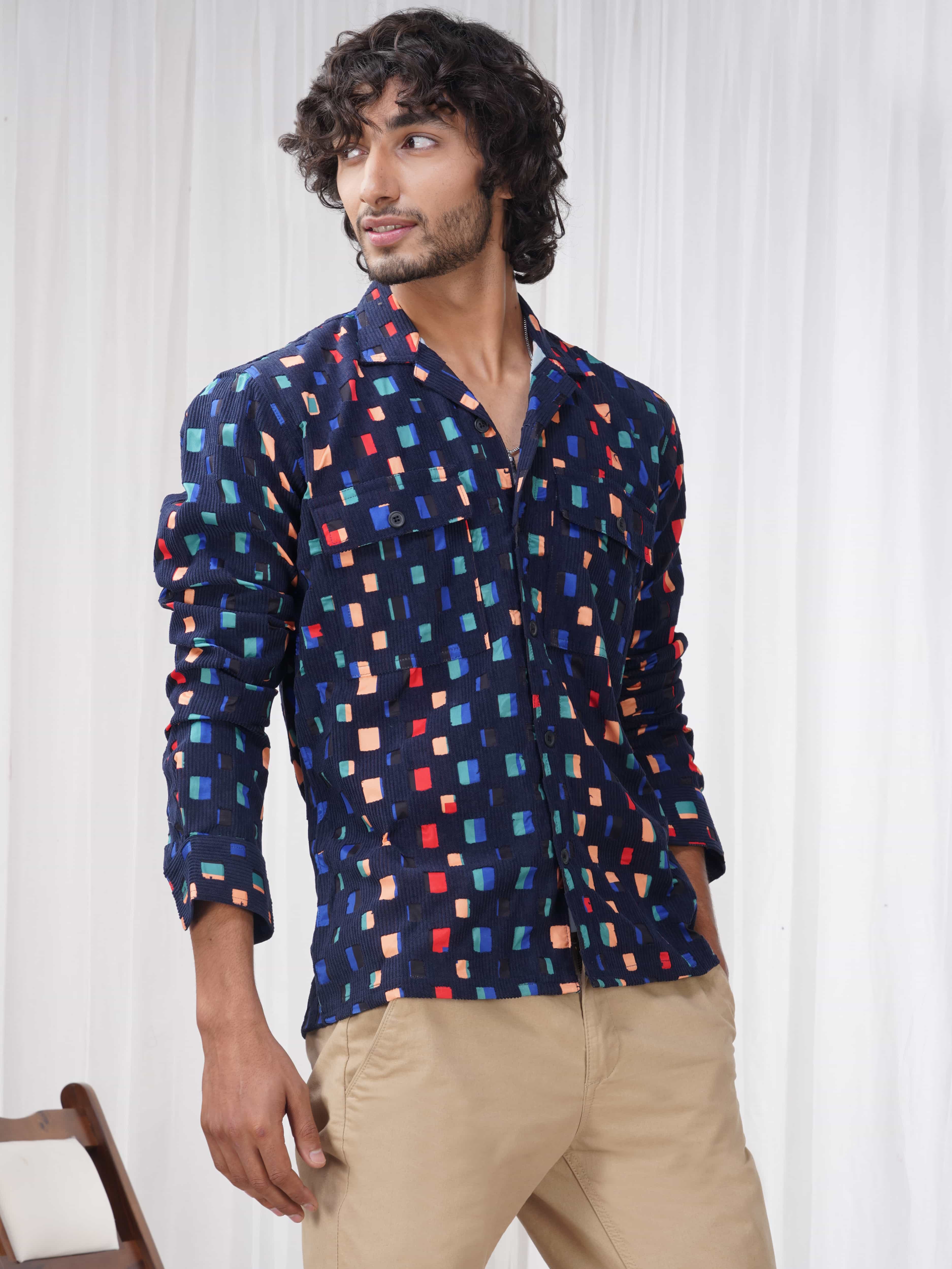 Navy Imported Premium Shirt for Men's - Image 6