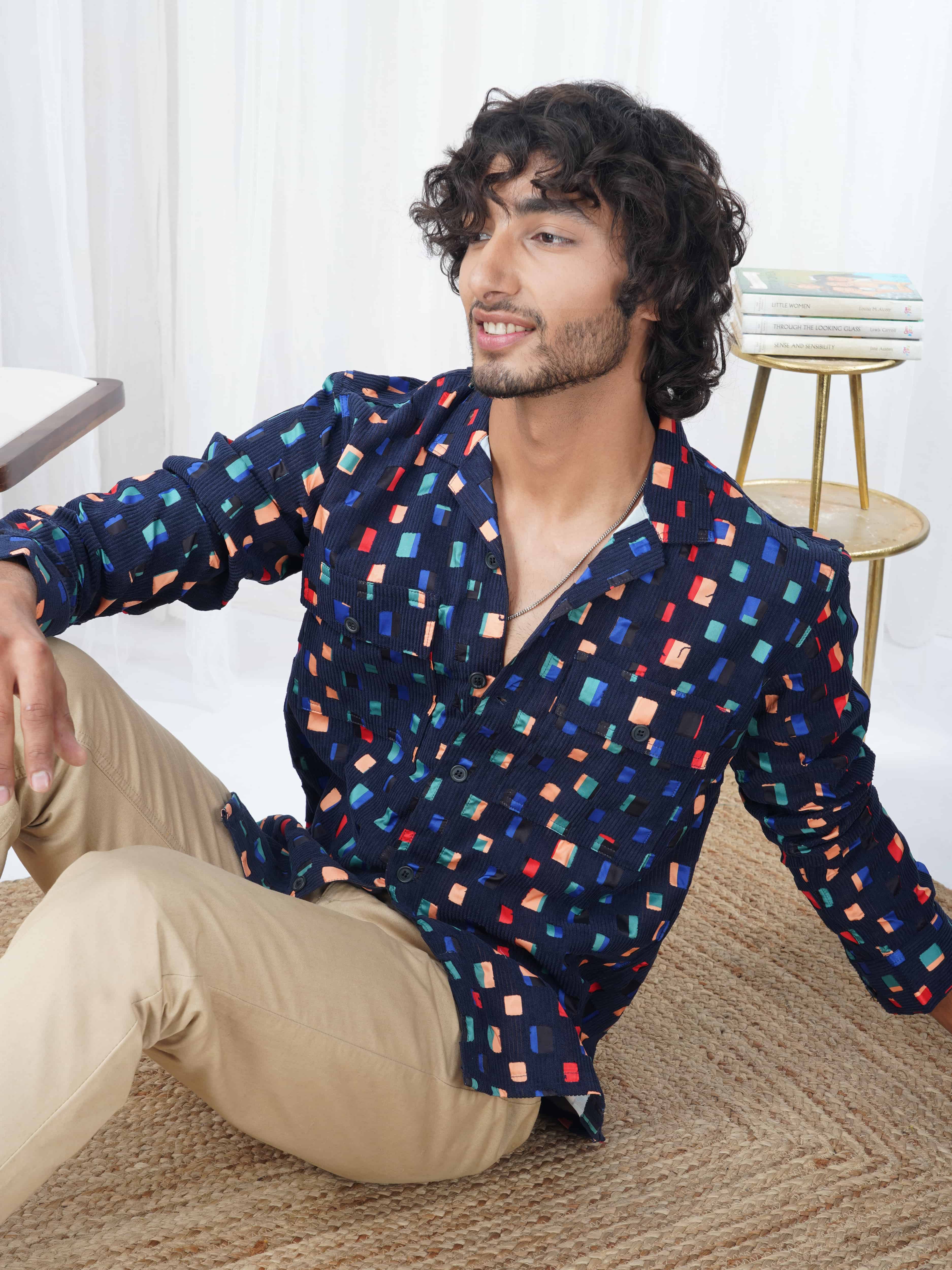 Navy Imported Premium Shirt for Men's - Image 7