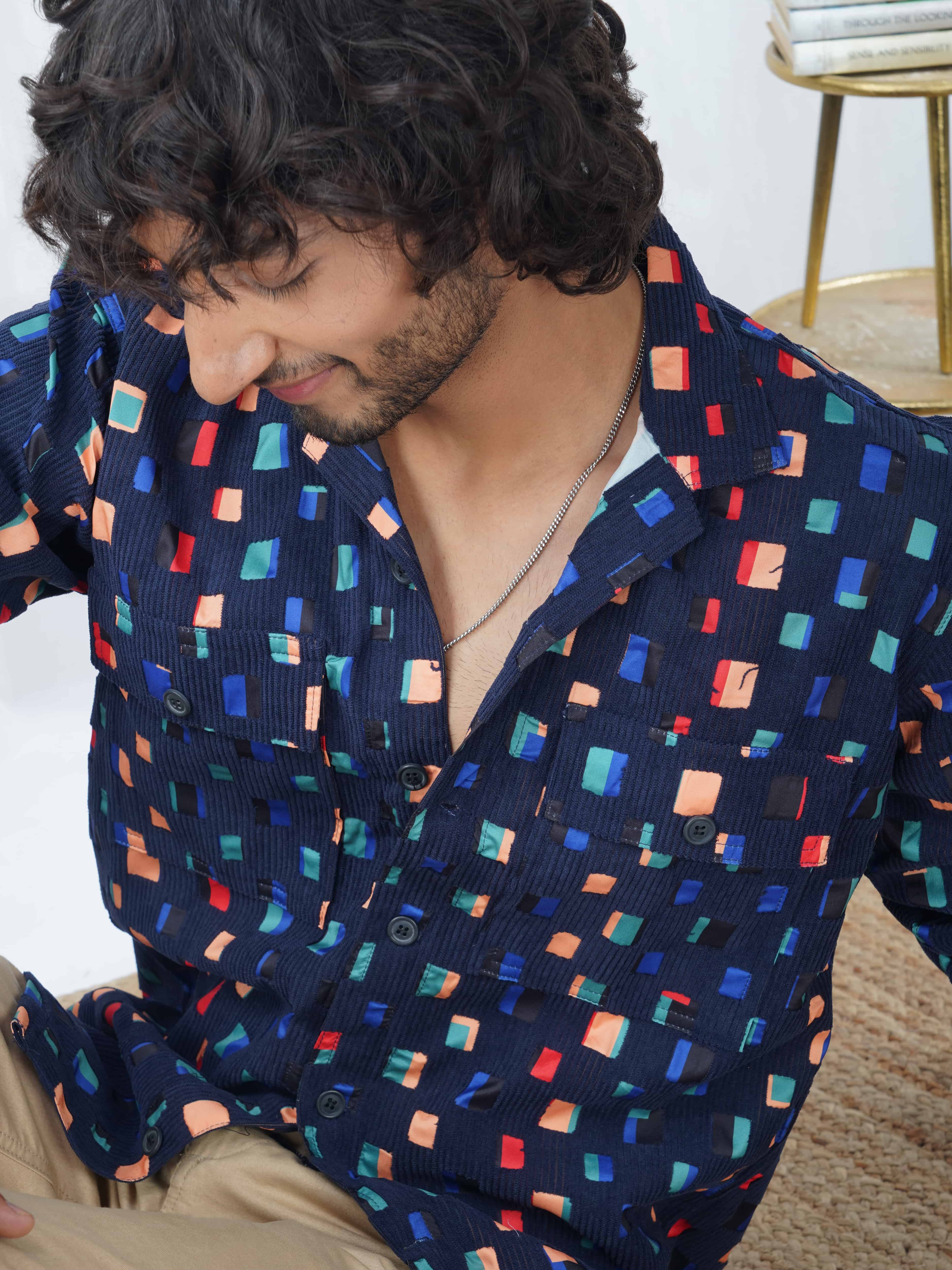 Navy Imported Premium Shirt for Men's - Image 8