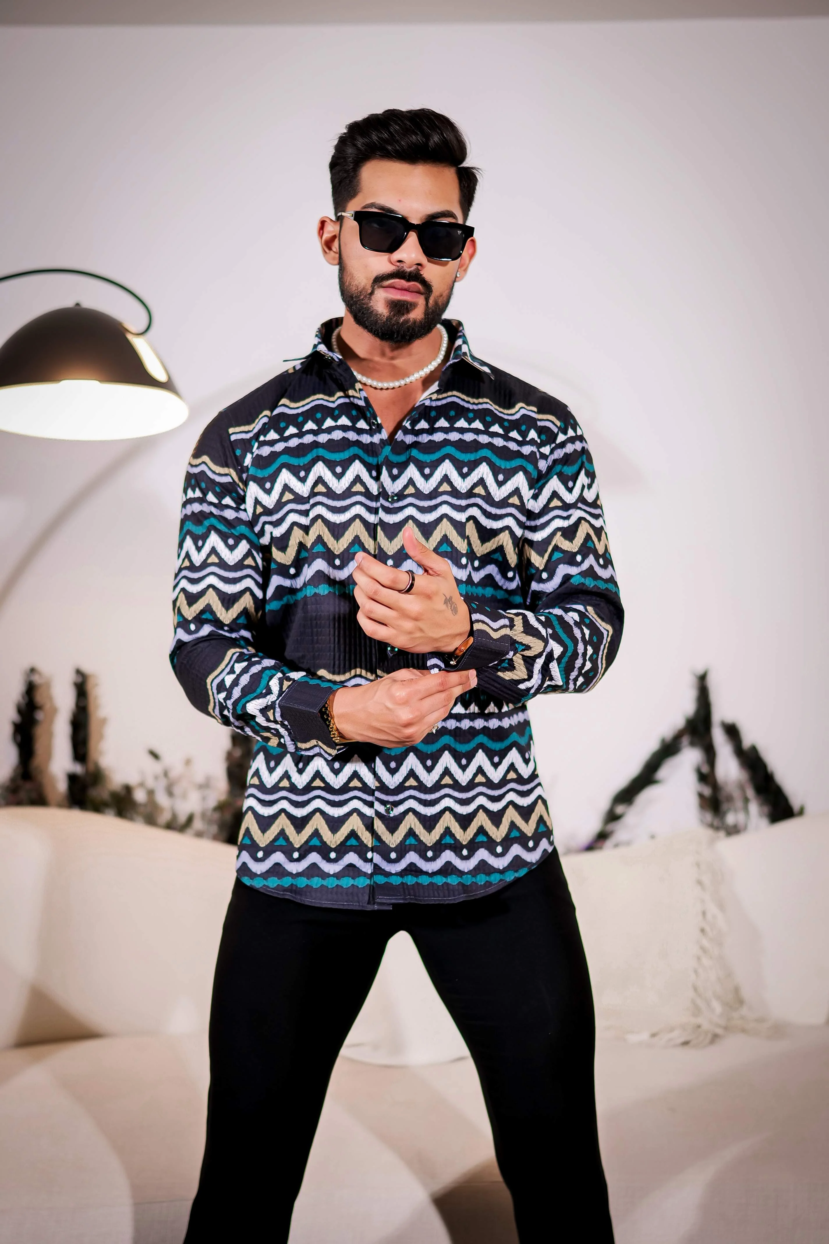Navy Imported Premium Shirt for Men's - Image 6