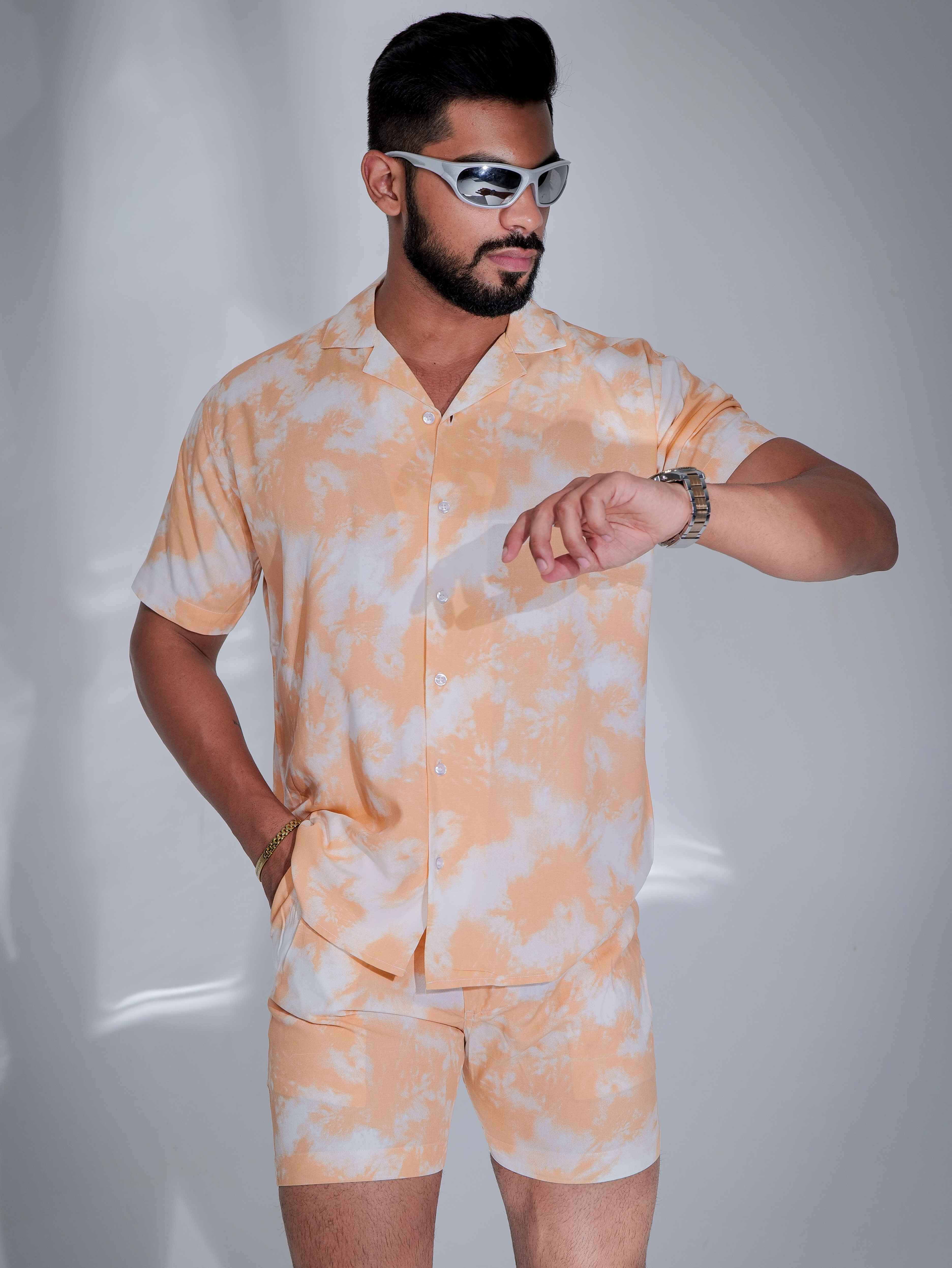 Peach Printed Co-Ords Set - Image 6