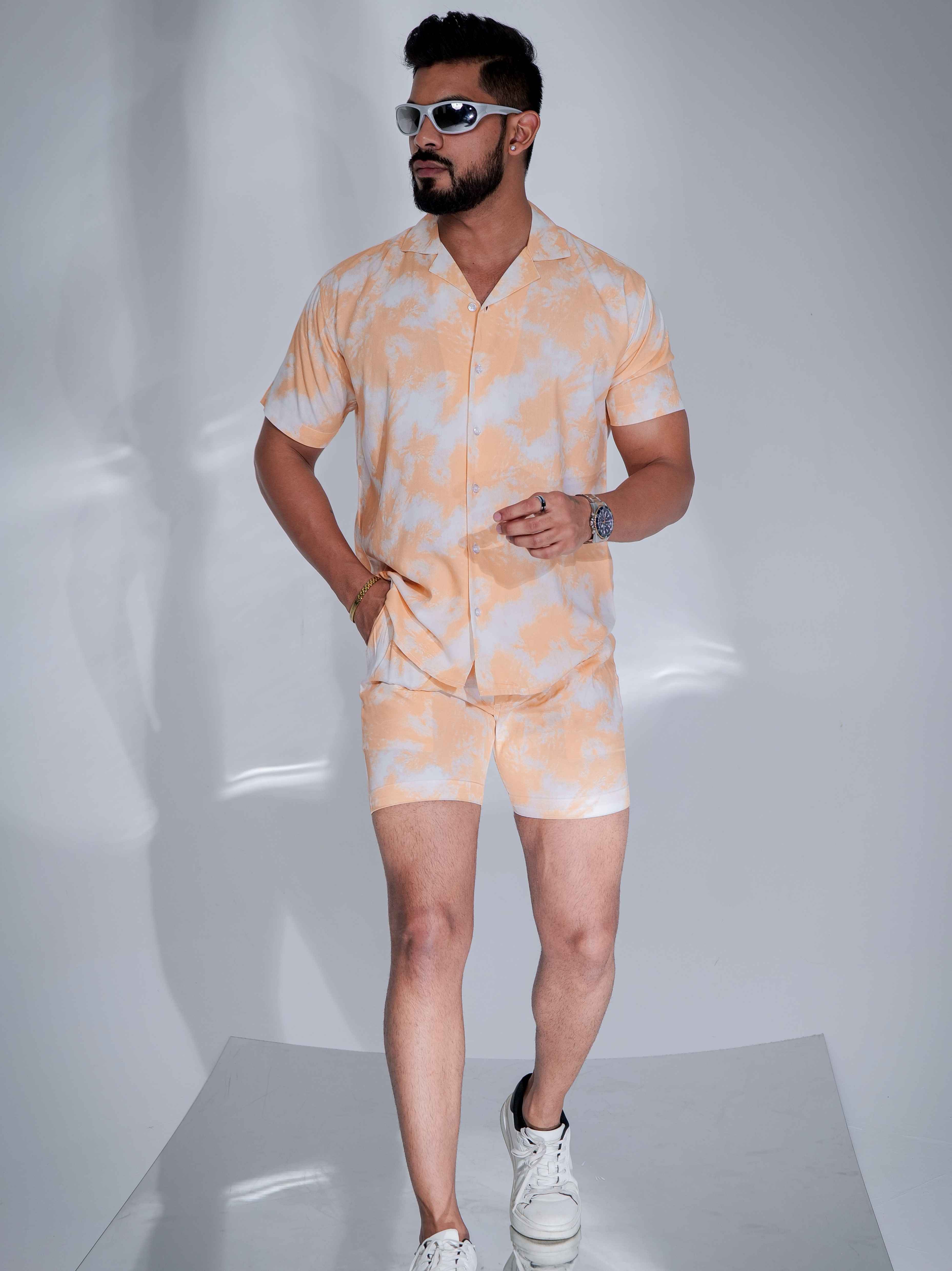 Peach Printed Co-Ords Set - Image 7