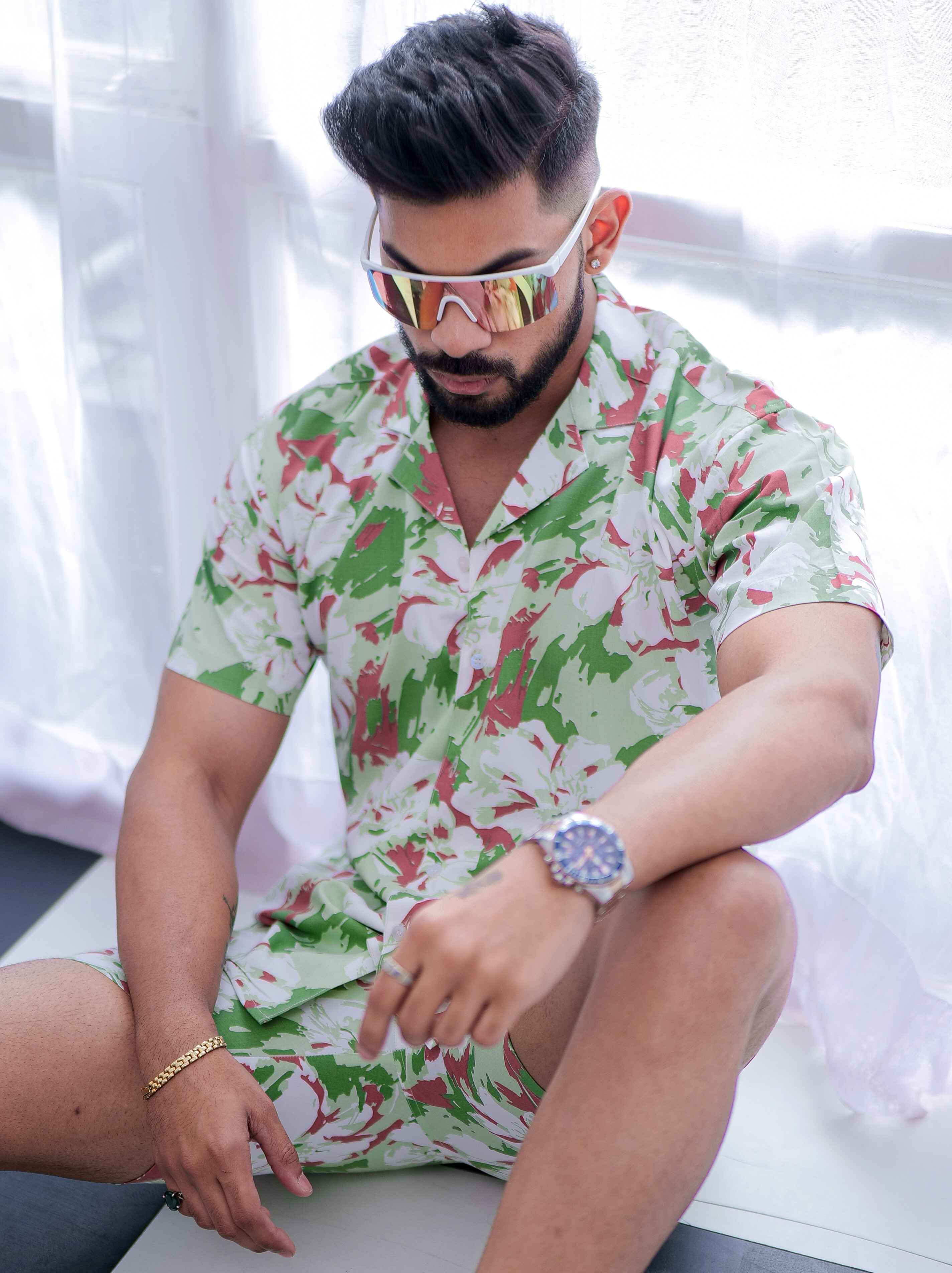 White Printed Co-Ords Set - Image 3