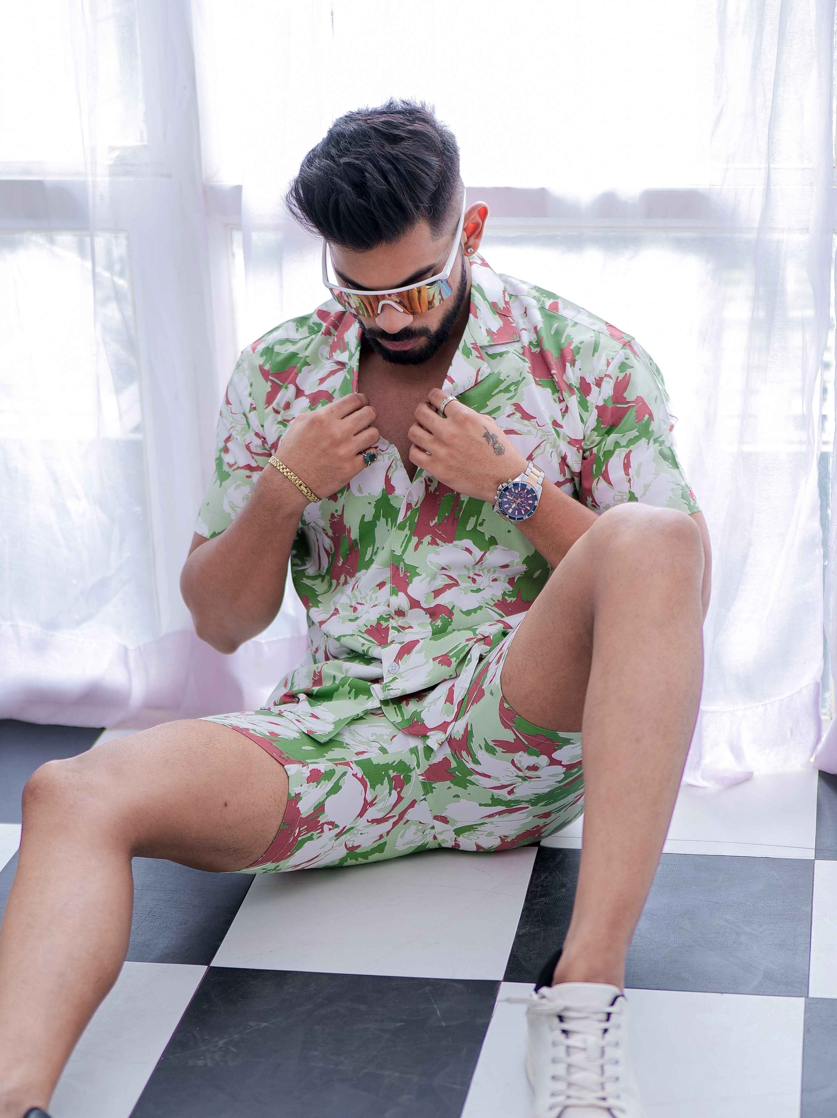 White Printed Co-Ords Set - Image 5