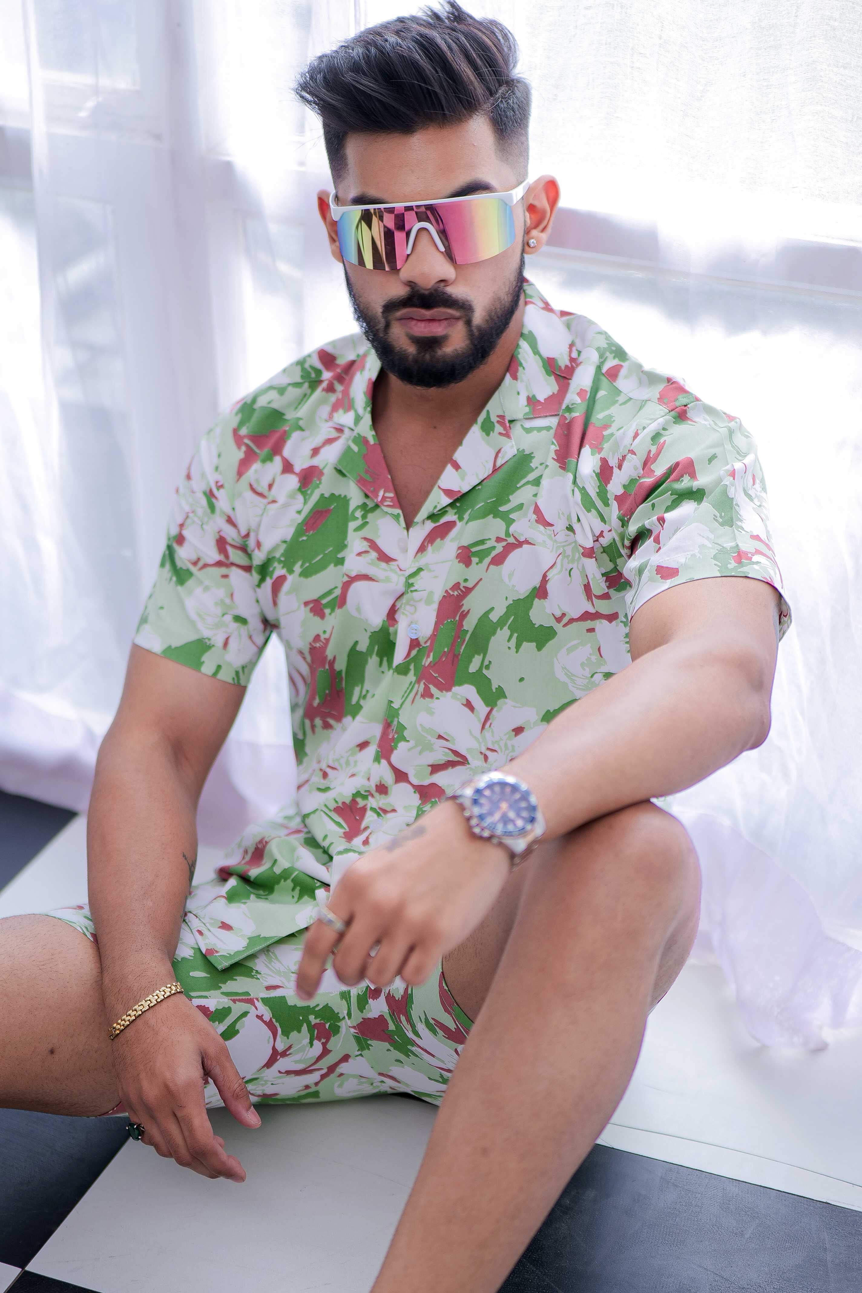 White Printed Co-Ords Set - Image 6