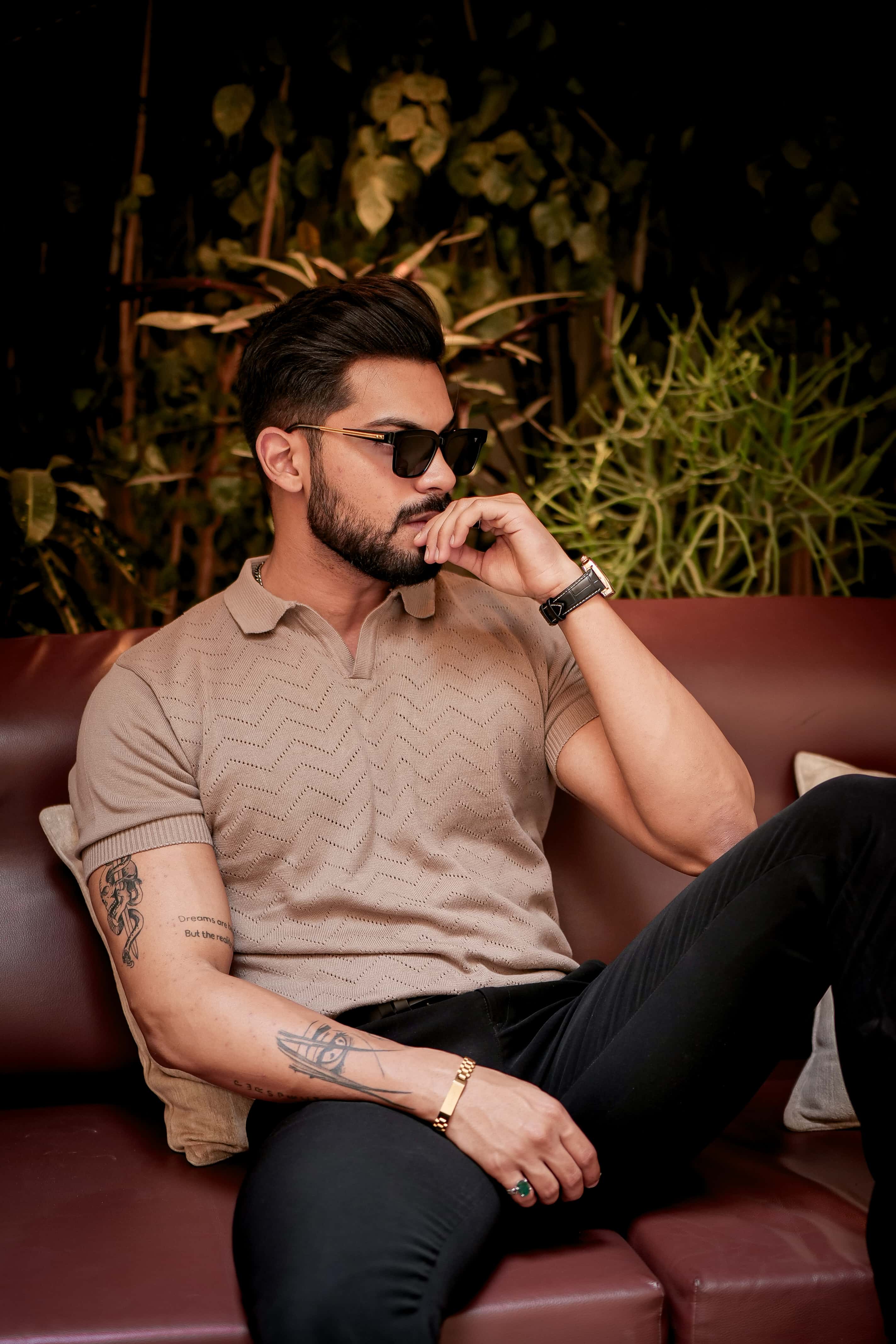 Wood Designer Cotton Half Sleeve Premium T Shirt - Image 4