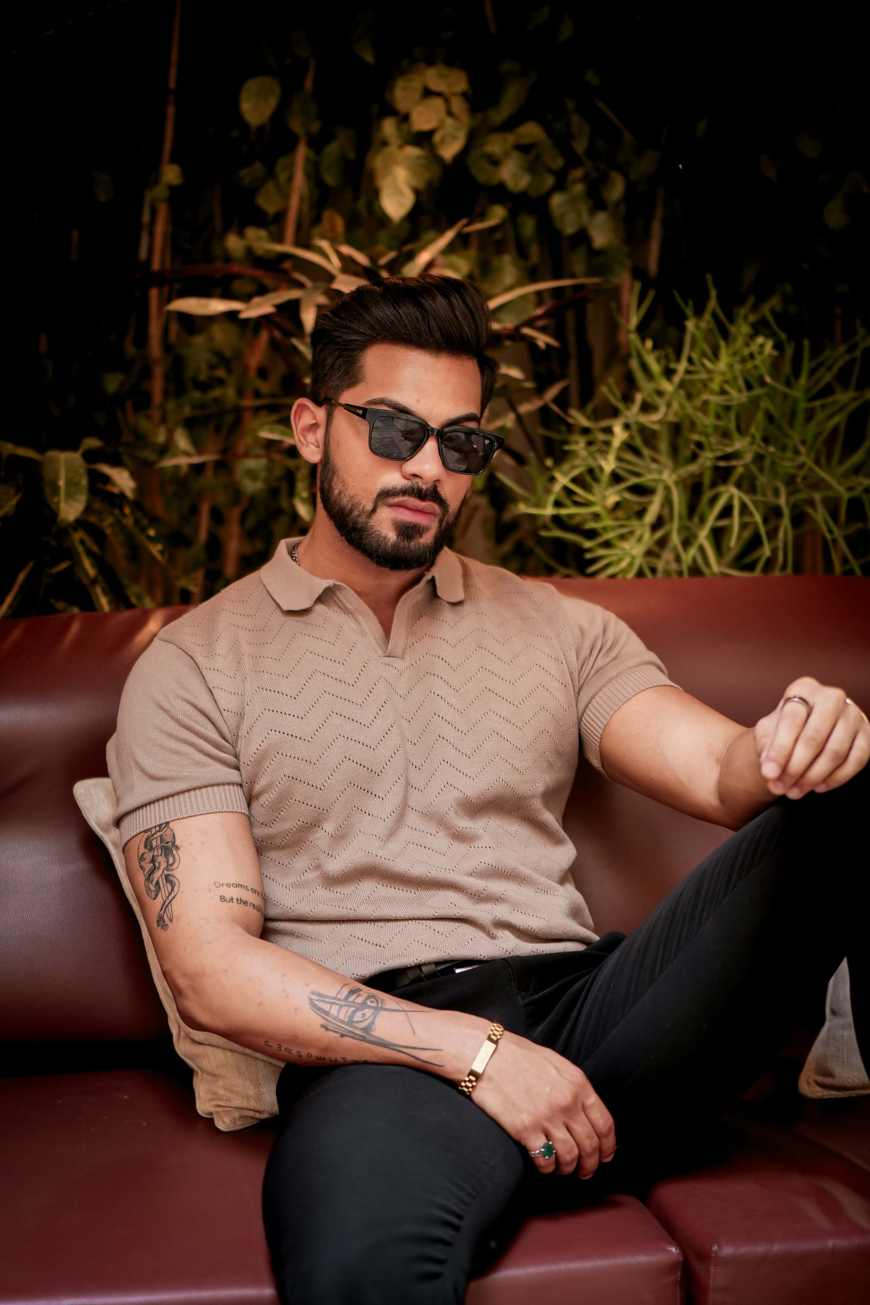 Wood Designer Cotton Half Sleeve Premium T Shirt - Image 5