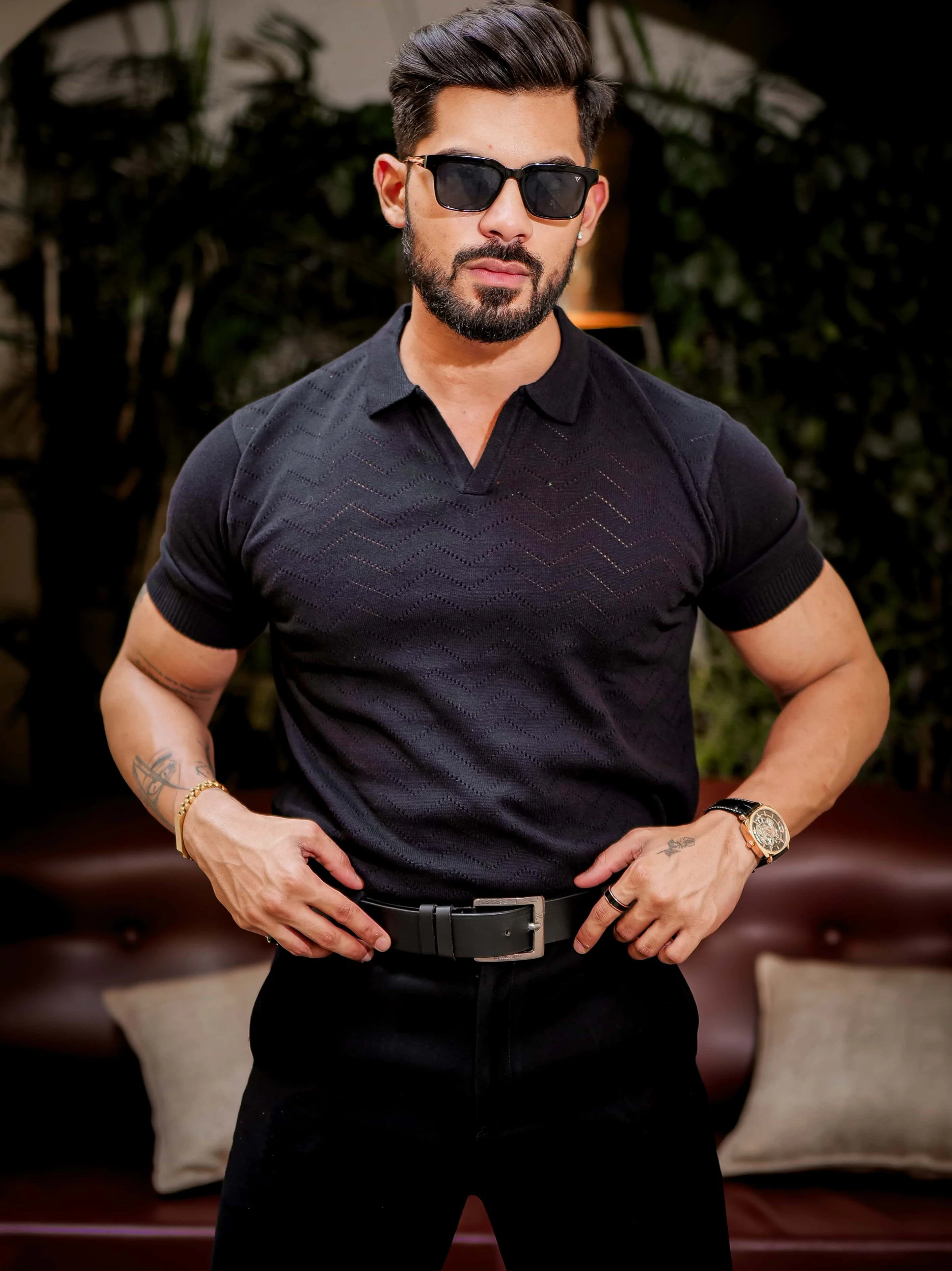 Z-Black Designer Cotton Half Sleeve Premium T Shirt - Image 3