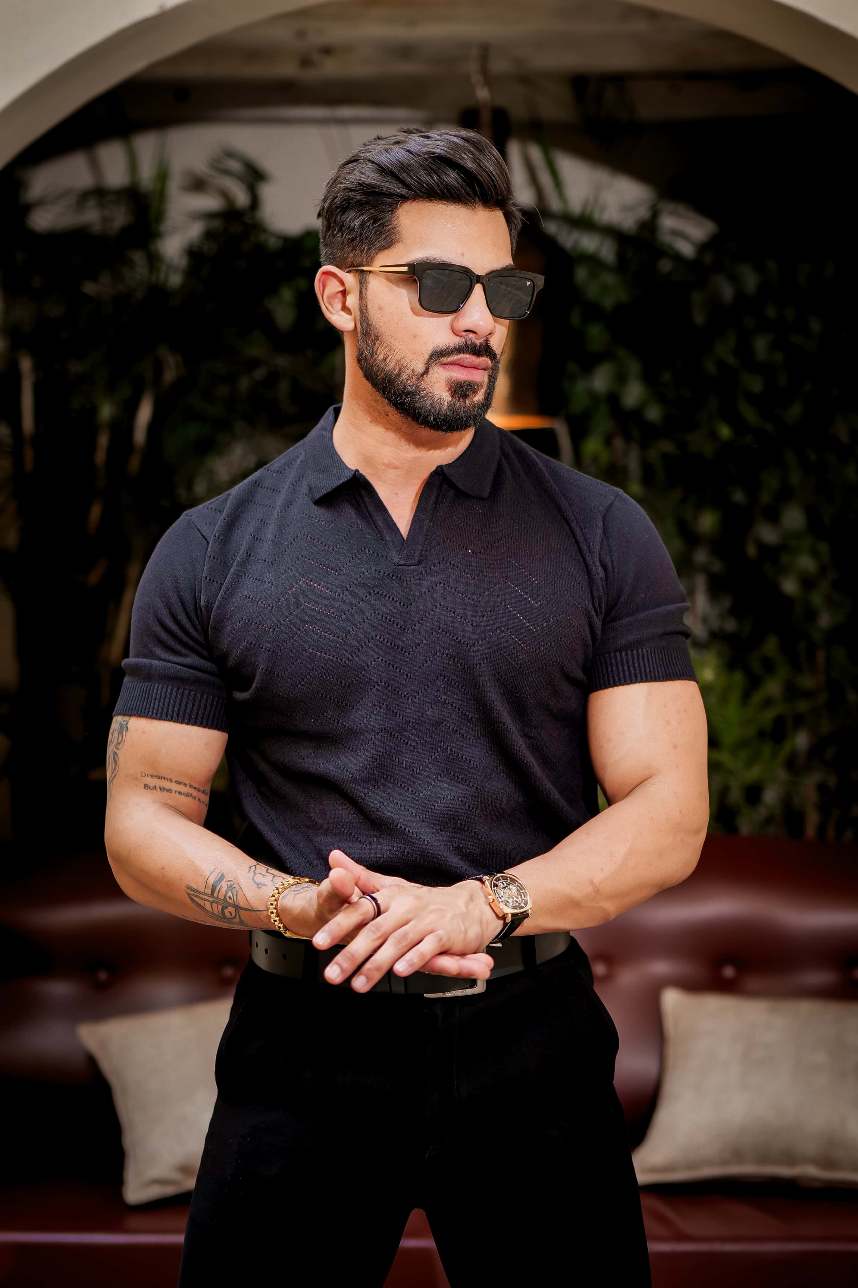 Z-Black Designer Cotton Half Sleeve Premium T Shirt - Image 8